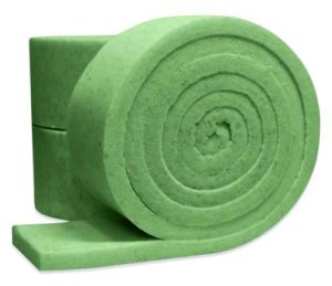 ecoMaster's polyester underfloor insulation comes in long rolls for continuous coverage.