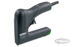 Double insulated and rapid fire stapler